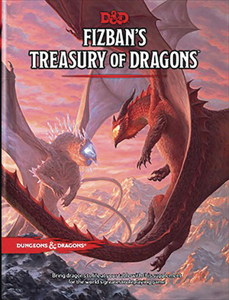 Dungeons & Dragons Role Playing Game Fizbans Treasury Of Dragons Hardcover