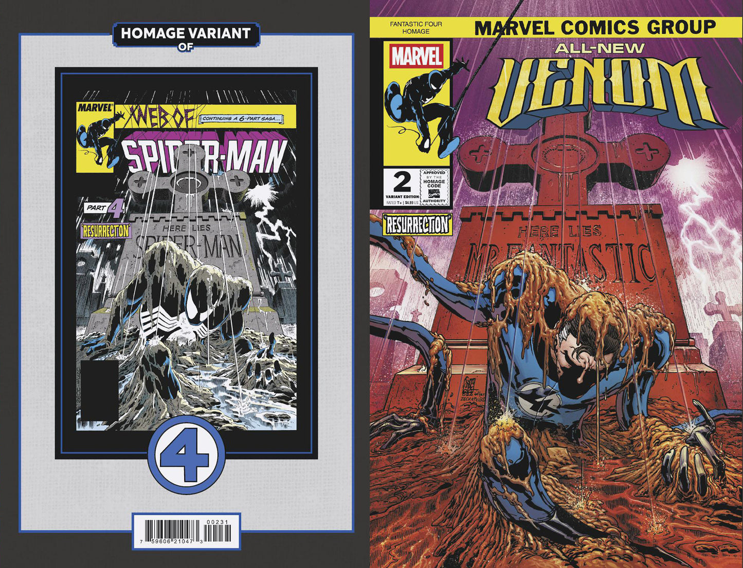 All New Venom #2 Camuncoli Fantastic Four Homage Variant