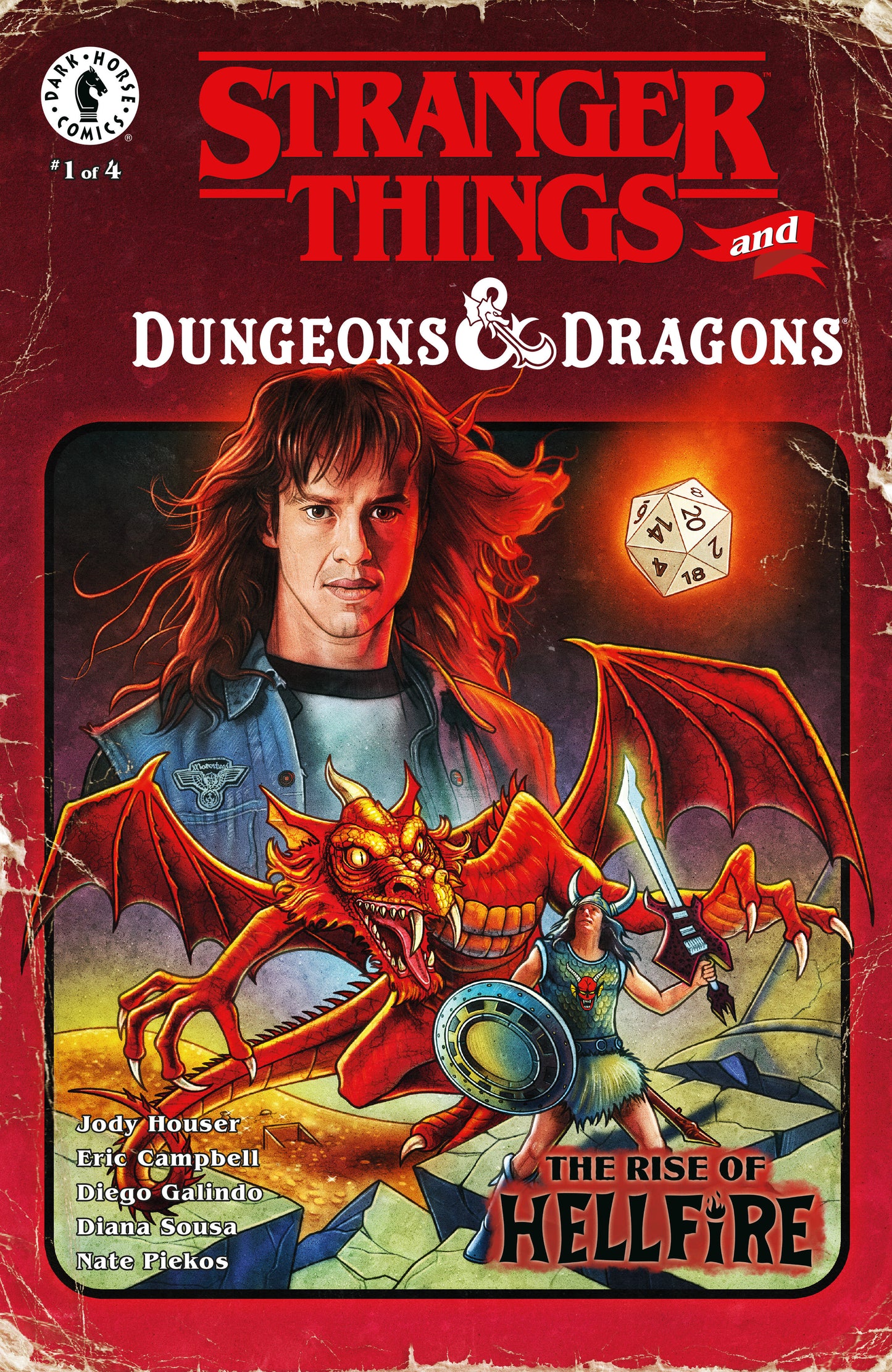 Stranger Things Dungeons & Dragons Rise Of Hellfire #1 Cover B Lambert