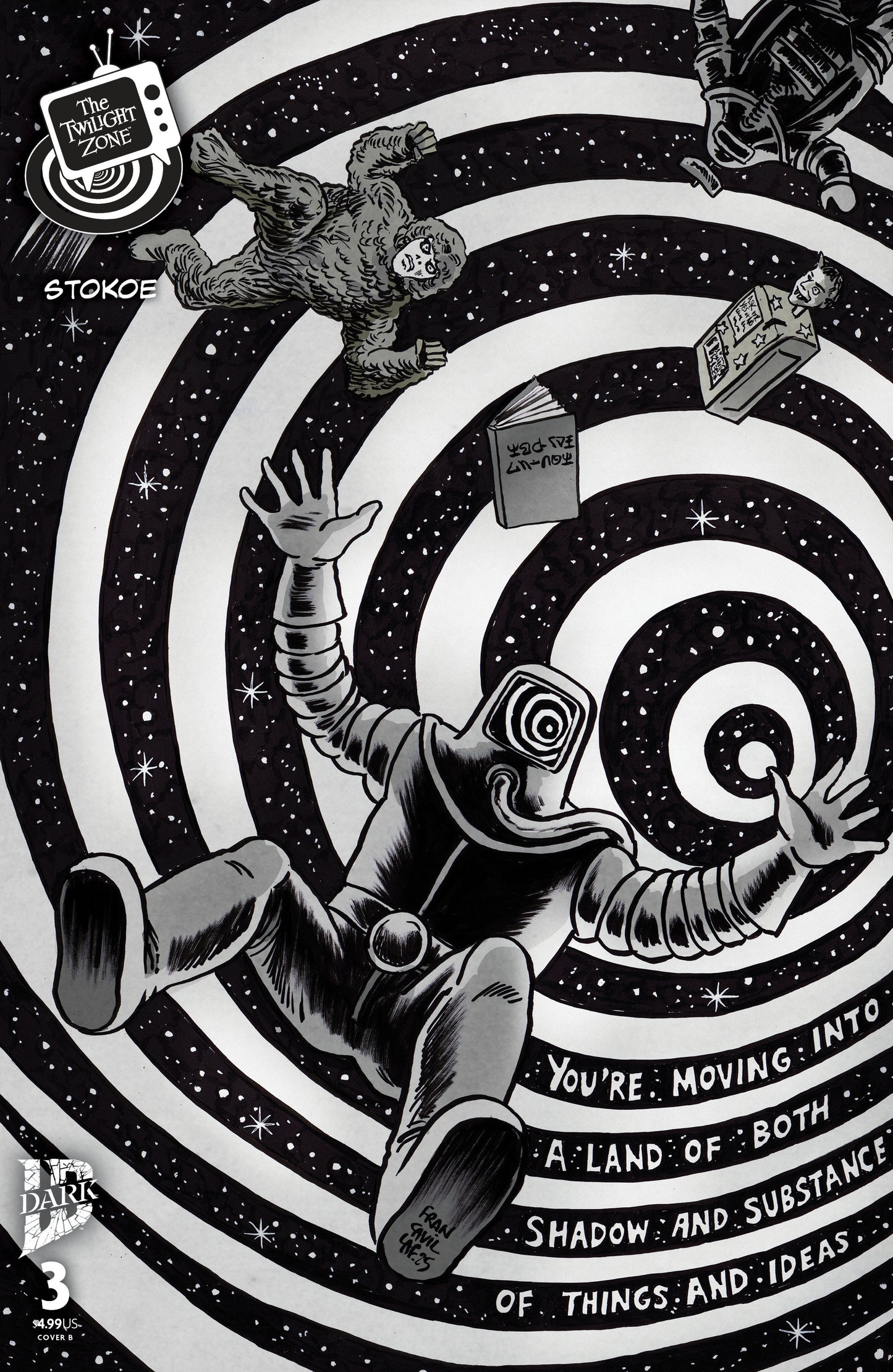 The Twilight Zone #3 Variant B (Francavilla Connecting Cover)