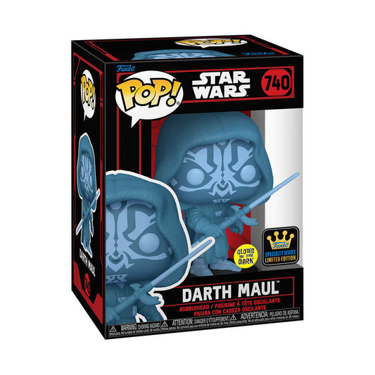 Pop Specialty Series Star Wars Darkside Darth Maul Holo Gw Vinyl Figure