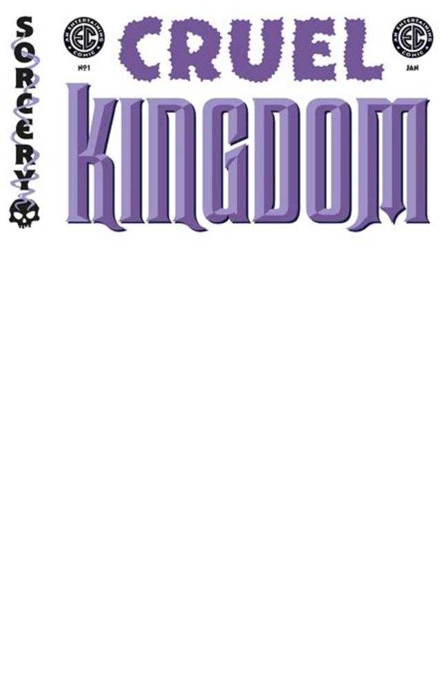 EC Cruel Kingdom #1 (Of 4) Cover E Blank Sketch Variant