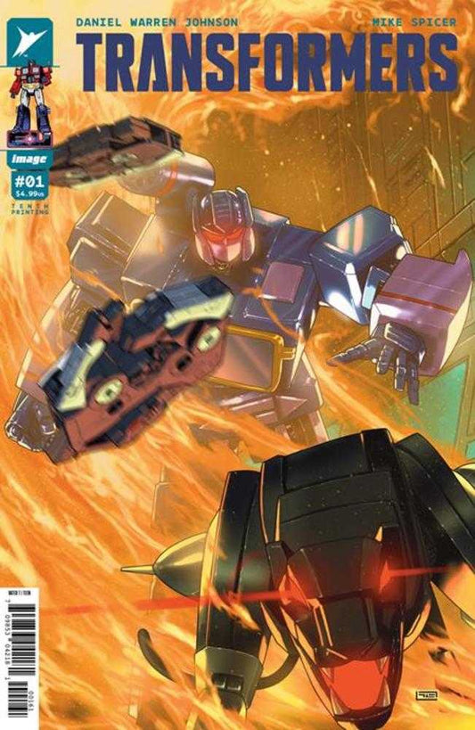 Transformers #1 10th Printing Cover F Clarke