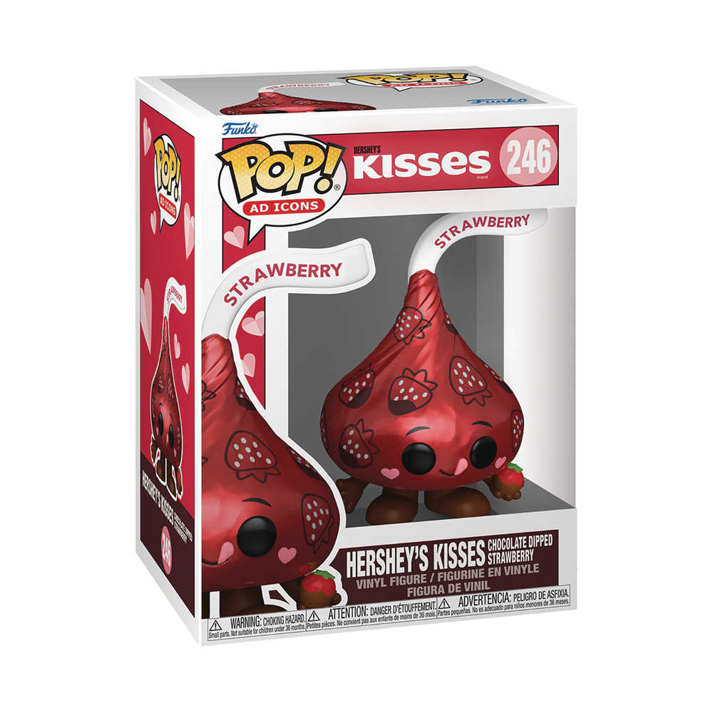 Pop Ad Icons Hersheys Strawbncreme Kiss Figure