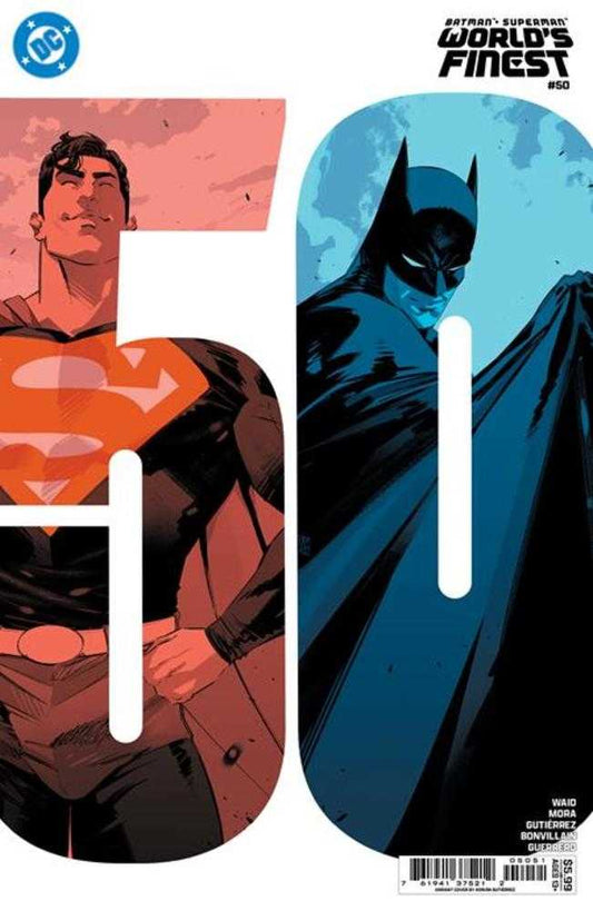 Batman Superman Worlds Finest #50 Cover E Adrian Gutierrez Card Stock Variant