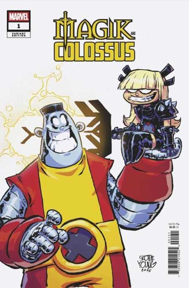 Df Magik And Colossus #1 Skottie Young Variant Cgc Graded