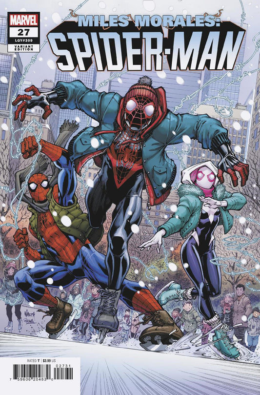 Miles Morales Spider-Man #27 Todd Nauck Winter Holiday Variant