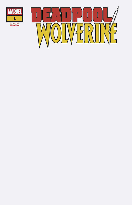 Deadpool Wolverine #1 Blank Cover Variant