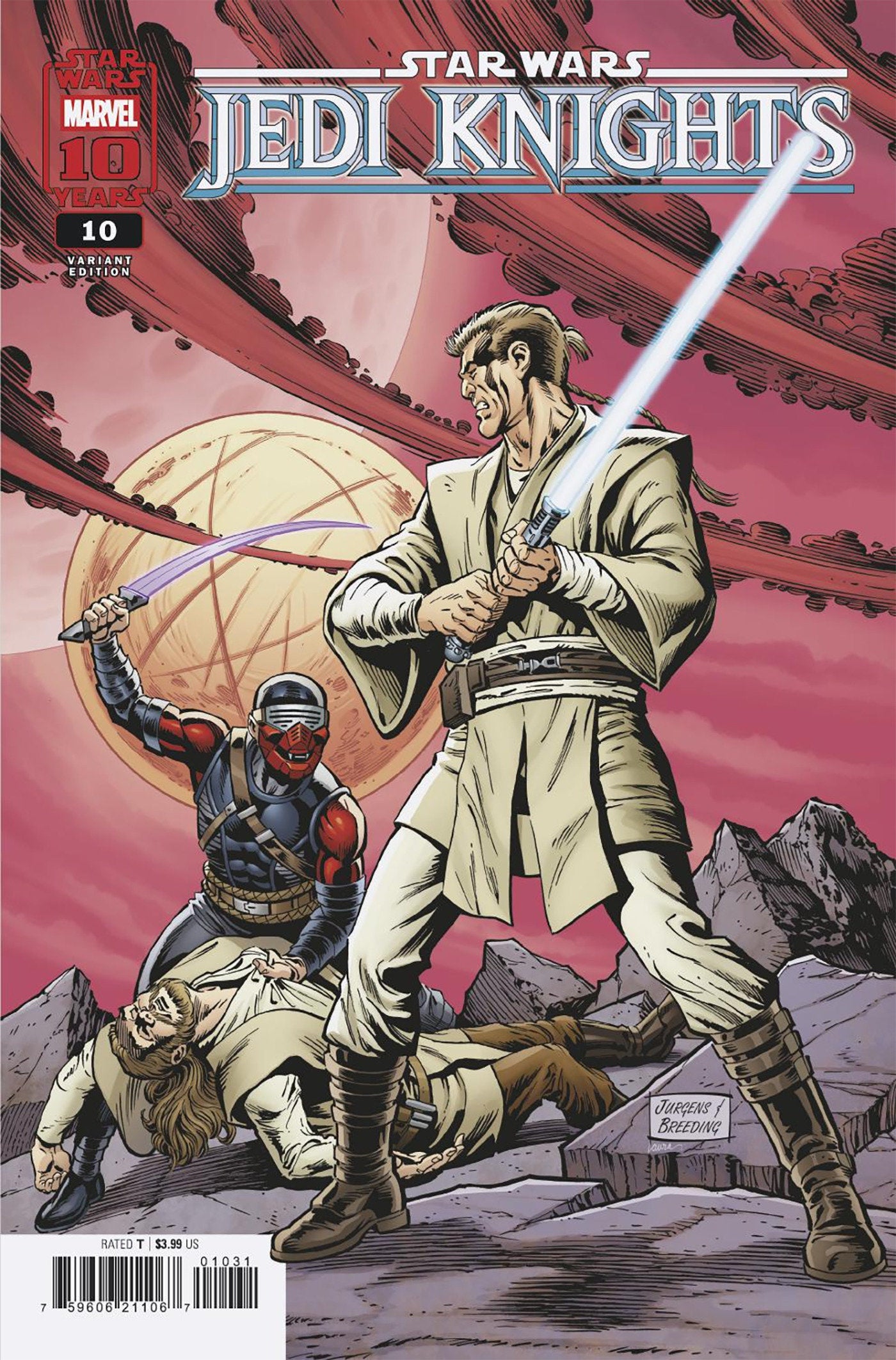 Star Wars: Jedi Knights #10 Dan Jurgens Classic Homage Variant
