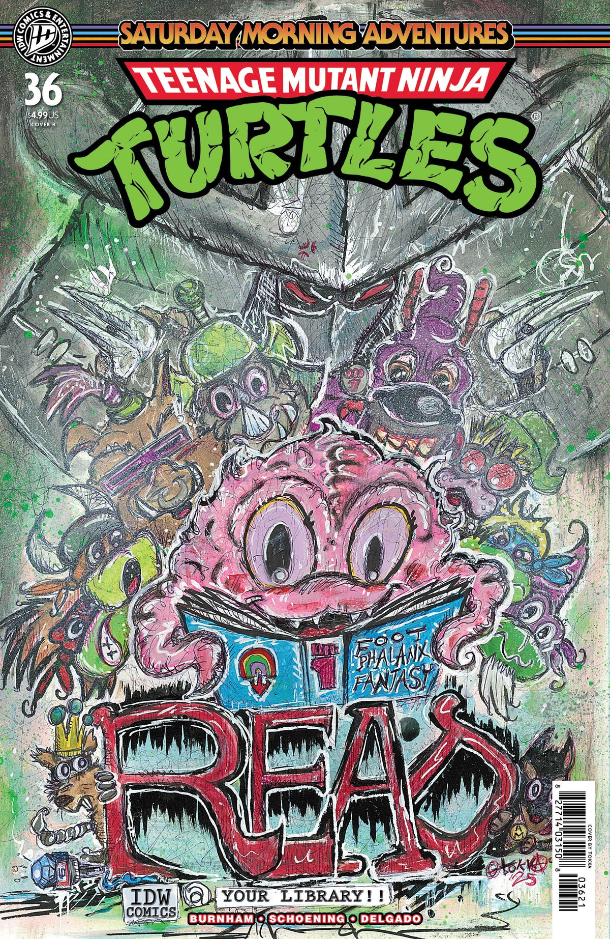 Teenage Mutant Ninja Turtles: Saturday Morning Adventures #36 Variant B (T Ok Ka)