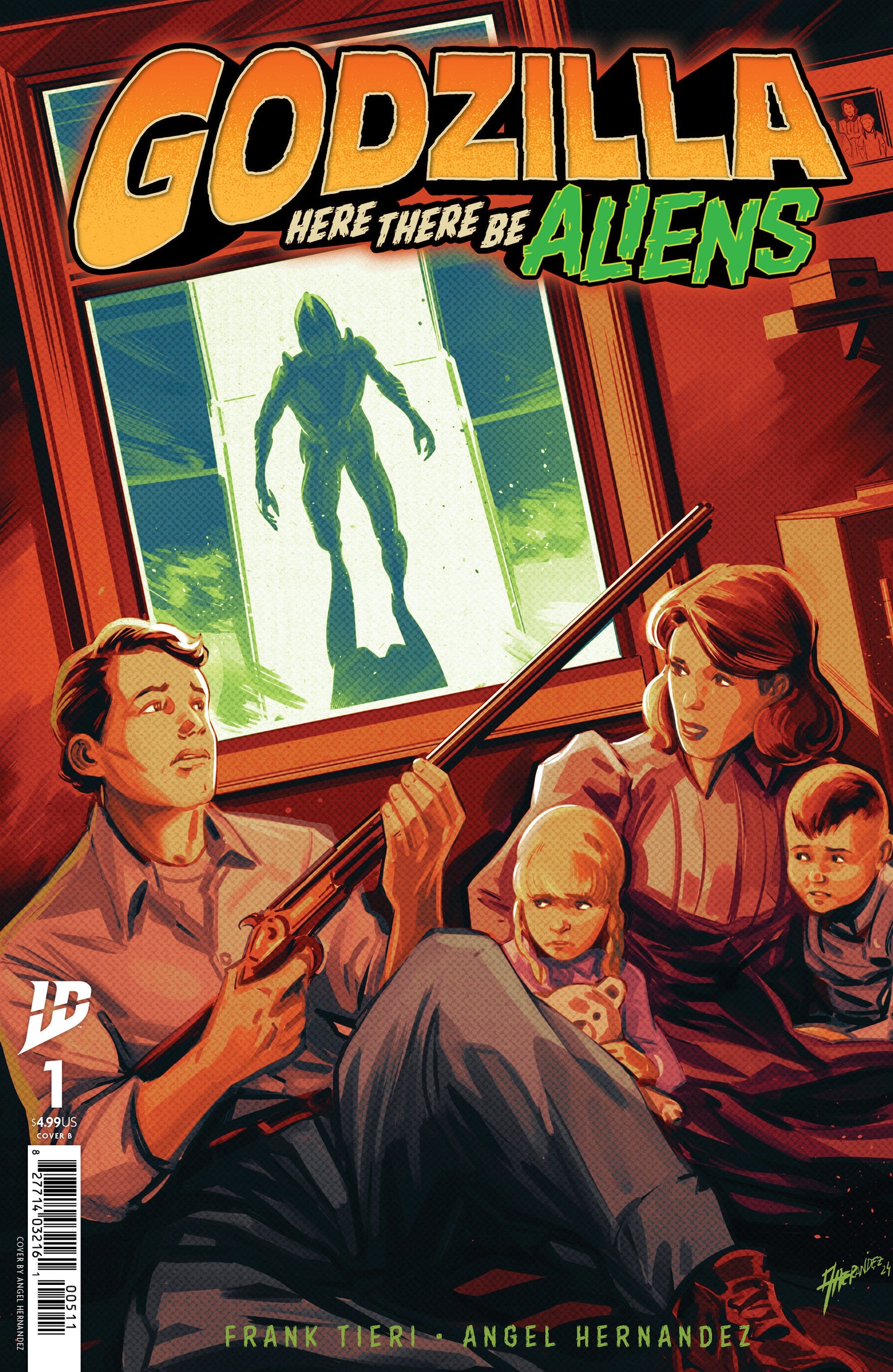 Godzilla: Here There Be Aliens #1 Variant B (Hernandez)