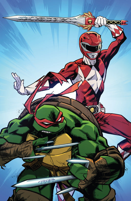 Mighty Morphin Power Rangers/Teenage Mutant Ninja Turtles III #2 L Unlimited Variant (Full Art, Randolph)