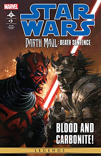 Star Wars Darth Maul Death Sentence #3 (Of 4)